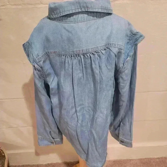 Matilda Jane Lyles Girls Drapery Chambray Shirt Size 10 NWT Denim. - Picture 6 of 13